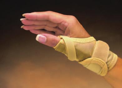 Thumb Splints/Orthoses Velcror thumb tab Loose for active movement. Fastened to prevent MP flexion. RhizoLocr CMC Stabilization Splint Stabilizes the thumb CMC and adjusts for MP motion.