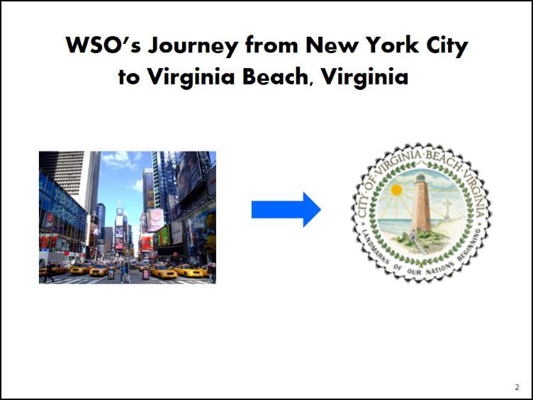 In 1994, due to increasing costs of doing business in New York City, the World Service Conference (WSC) voted to relocate our World Service Office.