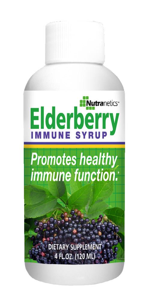 47 elderberry immune syrup ELDERBERRY IMMUNE SYRUP is a great tasting, natural berry flavored syrup that does not contain any artificial flavors, colors or sweeteners.
