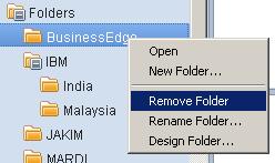 Untuk menghapuskan emel-emel tersebut, anda harus menghapuskannya seperti biasa kerana penghapusan folder hanya menghapuskan folder dan bukan emel didalamnya.