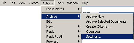 3. Dalam kotak Archive Setting anda telah diberikan 2 criteria iaitu Default for Last Modified dan Default for Last Accessed atau anda boleh