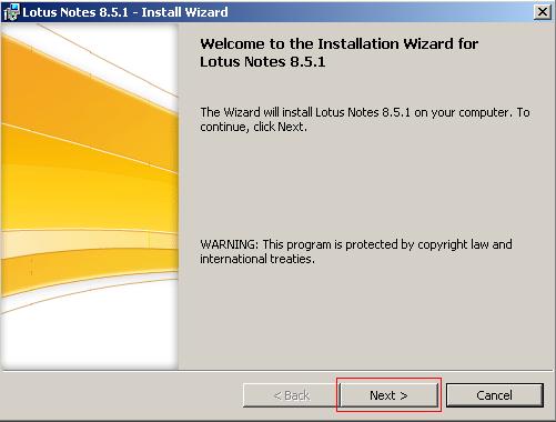 Anda boleh klik run untuk terus membuat instalasi Lotus Notes atau save untuk menyimpan fail instalasi ini