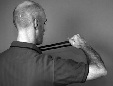 Shoulder pain 4 External Rotation Start Finish ***Due to pain/weakness, you may need to initially perform this exercise with the elbow at your