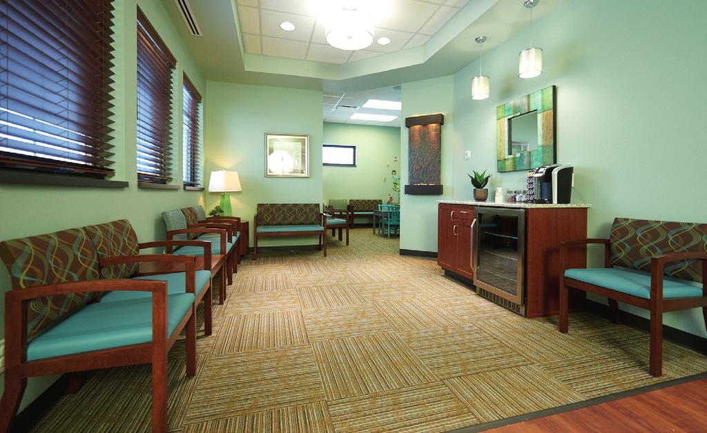 Modern Comfort For Reuter Family Dentistry, it s all about location, location, location. And comfort, comfort, comfort. Heidi Reuter, DDS, of Reuter Family Dentistry is a busy professional.