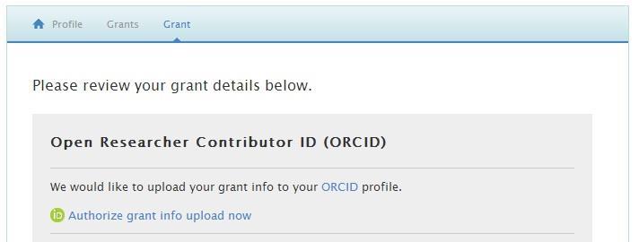 o As the Applicant marks the application ready for the Responsible Official, the system will send an email to the named Co-Investigators/Mentors with instructions to complete their ORCID integration.