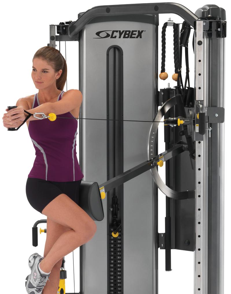 With its ability to train clients in multiple positions with varying degrees of functional stability, I anticipate the new CYBEX functional trainer (FT-450) will play an important role in our