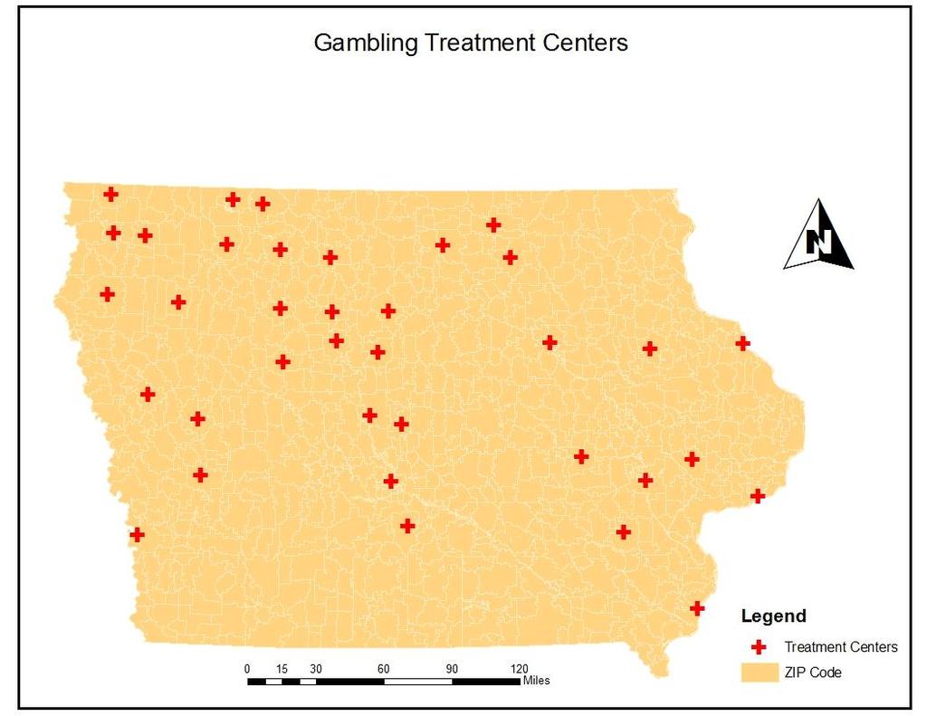 SECTION 2.2 GTRS Service Forms (2006-2009) Presently, there are nine agencies providing state-funded gambling treatment services to Iowans.