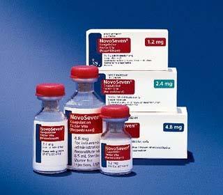 Recombinant Factor VIIa (rfviia) Developed in 1983 Hemophilia A FDA approval: 1999: bleeding in