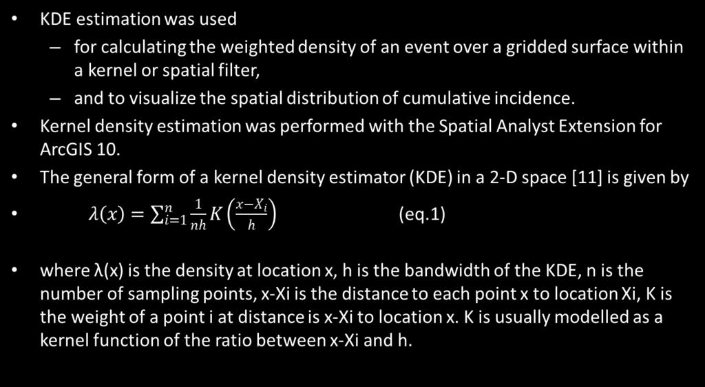 Kernel Density