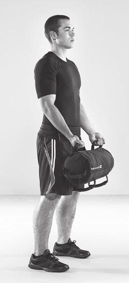 Don t allow your elbows to leave your side. Avoid using momentum to help you lift the sandbag. Working your biceps.