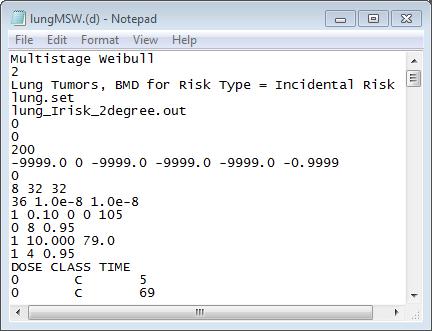 Steps for MSW Model Analysis Incidental Risk Set the number of stages for 2 nd degree MSW