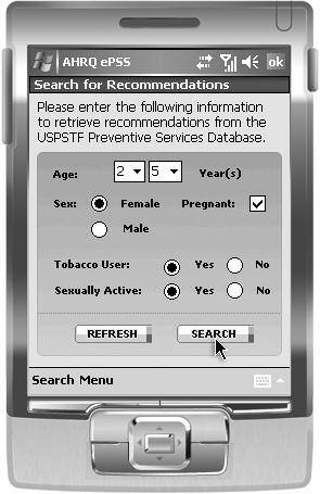 AHRQ s Electronic Preventive Services Selector (epss) Bringing the prevention information clinicians need recommendations, clinical considerations, and selected practice tools to the point of