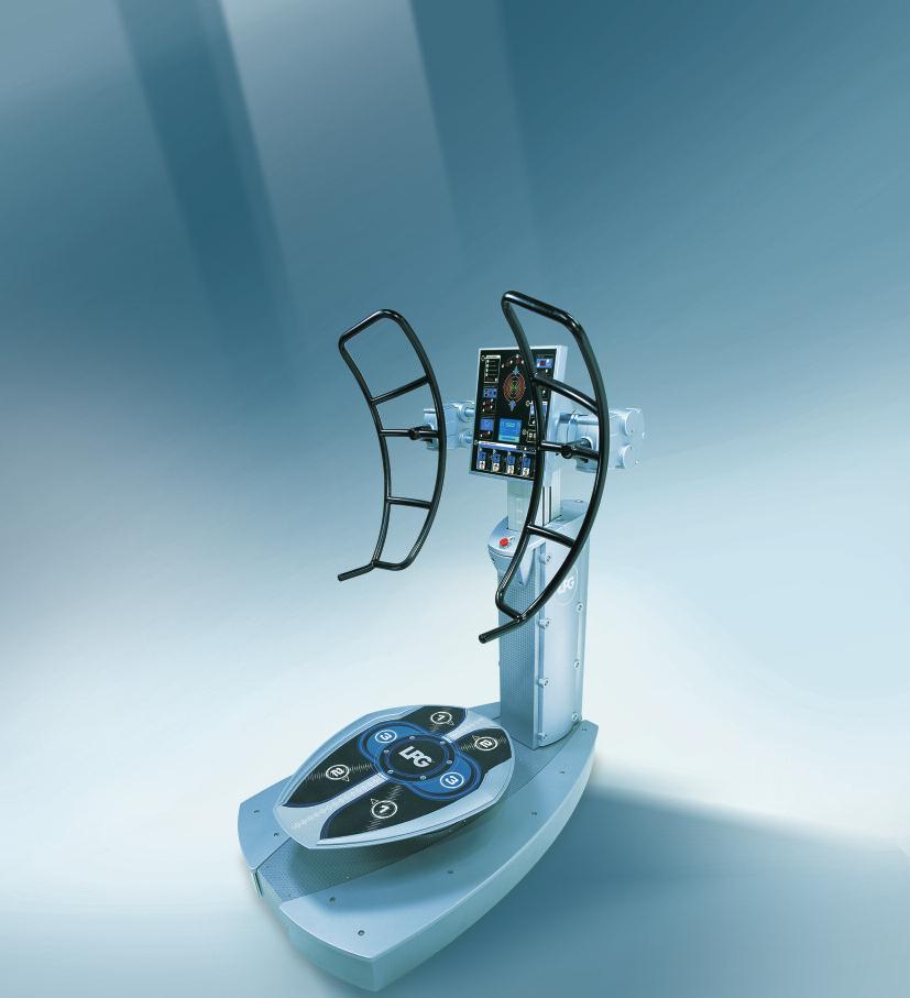 HUBER, offers revolutionary features that yield amazing results < Mobile Column Screen and Interactive Functions HUBER measures user skill in coordinating left and right movements to reach a target