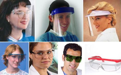 Protective Eyewear Eye protection for DHCP and patients is necessary to prevent physical injuries and infections of the eye. Protective eyewear is worn for all procedures.