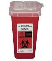 Disposing of Sharps Discard all contaminated sharps in designated container