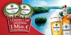 good cause receives exclusive advertising rights Example: Krombacher Beer