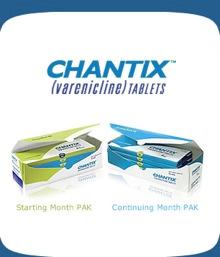 Varenicline (Chantix ) Varenicline (Chantix ) Precautions Use with caution and lower dosage in patients with CrCl<30 ml/min or those on dialysis Pregnancy category C Cardiovascular events BLACK BOX