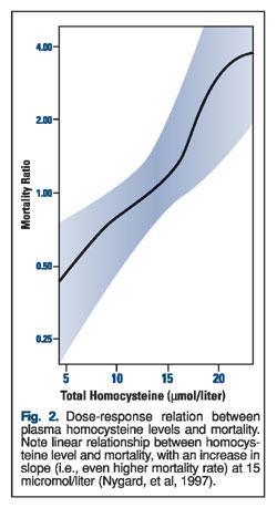 INFLECTION POINT SLOPE CHANGES AT 15 umol/liter Mortality