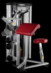 Biceps / Triceps Shoulder / Chest press It allows for a dual