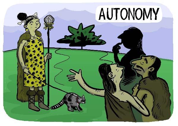 Autonomy allows for independent thinking and sets the stage for new ideas and innovation.
