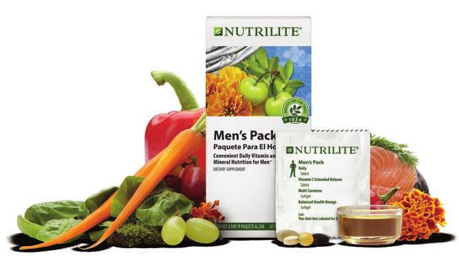 Convenient daily vitamin and mineral nutrition for men. Take one packet every day to support vitamin and mineral nutritional needs specific to men.