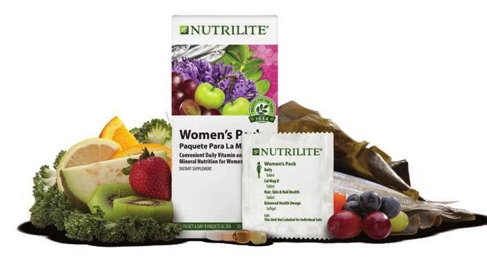 Convenient daily vitamin and mineral nutrition for women. Take one packet every day to support nutritional supplement needs specific to women.