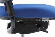 Optionally this basic chair is available with seat tilt adjustment.