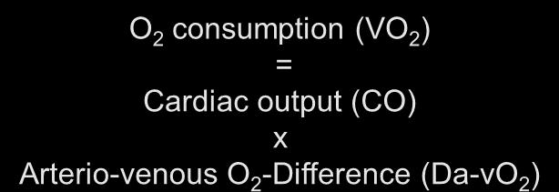 Time Time O 2 consumption: FICK Equation.