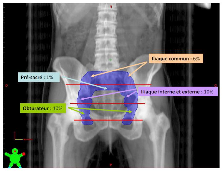 704 Sargos et al. Adjuvant radiotherapy for bladder cancer Pre-sacral: (1%) Obturator: 10% Common iliac: 6% Internal and external iliac: (10%) 0.0%) sub-regions.