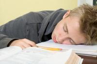 Teens need at least hours of sleep each night, compared to an average of seven