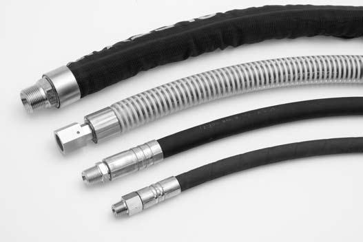 up to 15, PSI (1 Bar) RUBBER WATERBLAST HOSES These high pressure hose assemblies combine rugged construction, dependability and safe performance.