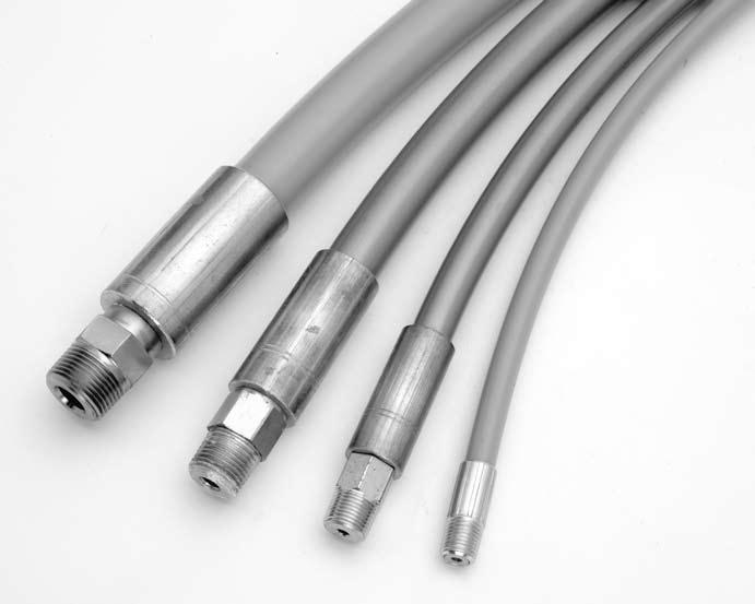 up to 15, PSI (1 Bar) THERMOPLASTIC HOSES These premium hoses provide the most durable and reliable means of connecting system components.