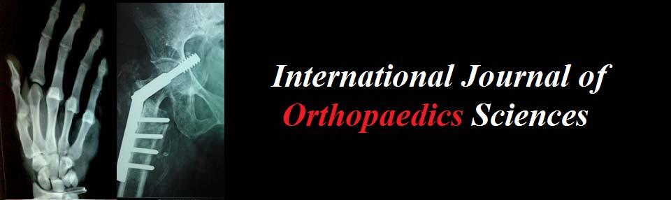2017; 3(2): 789-794 ISSN: 2395-1958 IJOS 2017; 3(2): 789-794 2017 IJOS www.orthopaper.com Received: 24-02-2017 Accepted: 25-03-2017 Dr. Prerak Yadav Senior Resident. Department of Orthopaedics.