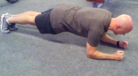 Workout A Plank Lie on your stomach on a mat.