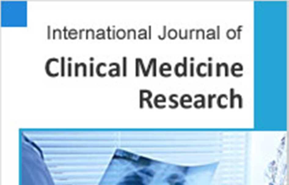 International Journal of Clinical Medicine Research 2016; 3(6): 89-94 http://www.aascit.