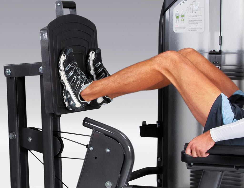 LOWER BODY The P Series lower body products engage the gluteal, quadriceps, hamstrings and