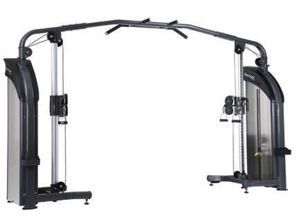 P773 CABLE TOWER Dual swivel pulleys adjust vertically and lock into place, allowing for functional training from virtually any angle 36 incremental adjustments for the ultimate in customization Easy