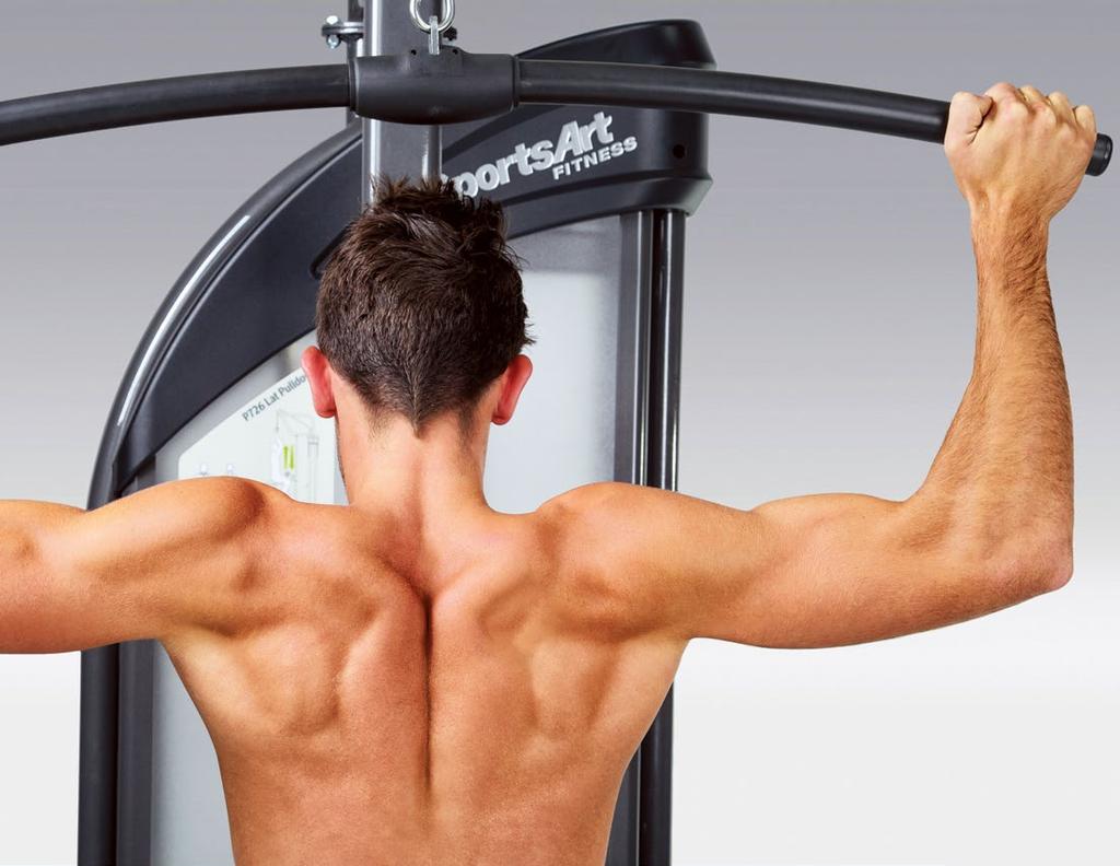 7 UPPER BODY The P Series upper-body equipment offers at least two options
