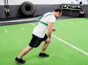 SPEED & AGILITY SPEED TRAINING SPEED TRAINING RESISTANCE SPEED TRAINING: Grab two bands and clear some space.