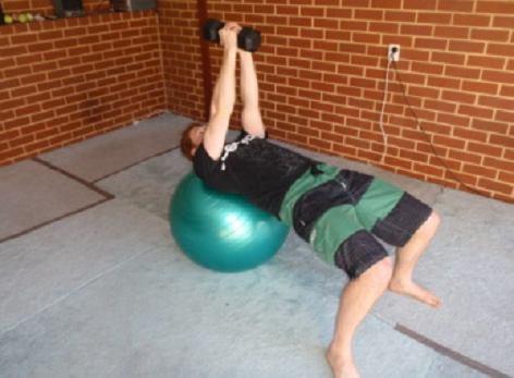 Stability Ball Russian Twist This exercise helps develop rotary core strength.