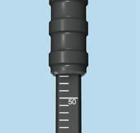 4 Determine length of the locking screw Instrument 03.010.072 Depth Gauge for Locking Screws, measuring range up to 110 mm, for No. 03.010.063 Measure the locking screw length using the depth gauge.