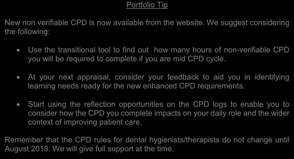 CPD articles completed through the website will be automatically mapped against development outcomes, making the process simple for our members.