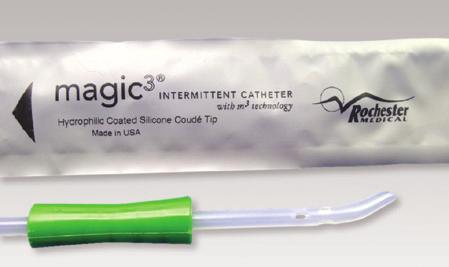 Imagine more choices Magic 3 gives you more choices and packaging options than any other intermittent catheter. For convenience and ease of insertion, there is Magic 3 with hydrophilic coating.
