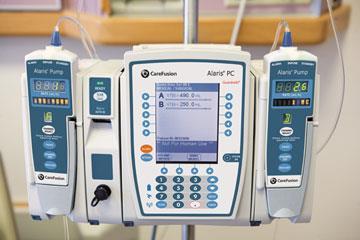 Infusion pumps All IV medications and infusions