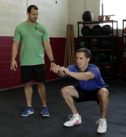 Push knees out Squat/Lunge