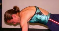 With weak abdominal and lower back muscles you will not be able to