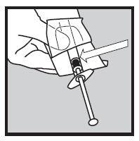 If the white plunger rod is pulled completely out of the syringe, discard the syringe and contact your Humira provider for a replacement.