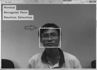 detect the user s face Able to process the and create the final cropped as input For the Emotion Detection & Analysis Module, we conducted two test scenarios: 1) face recognition