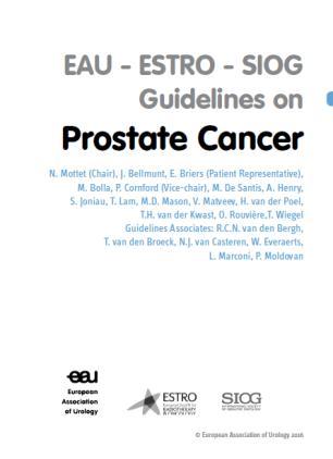 EAU guidelines on prostate cancer