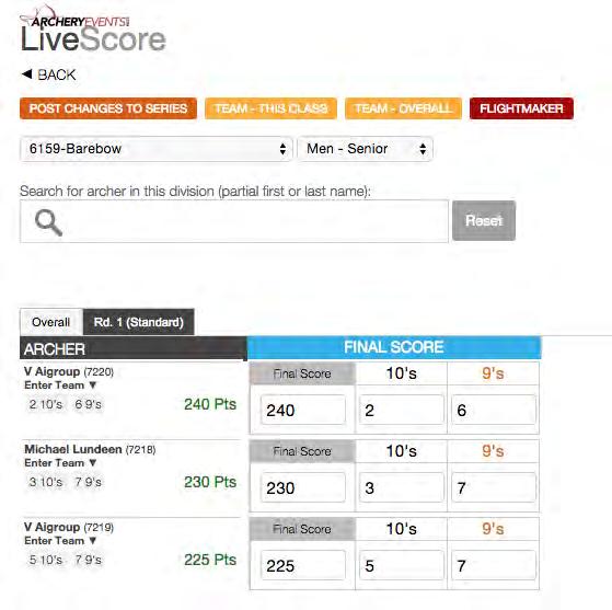 Set Publish Results to ON and click on SCORING GRID.